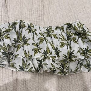 Show Me Your MuMu Leafy Ruffle Blouse